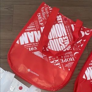 lululemon athletica Bags - LULULEMON REUSABLE PLASTIC BAGS lululemon athletica Bags - LULULEMON REUSABLE PLASTIC BAGS